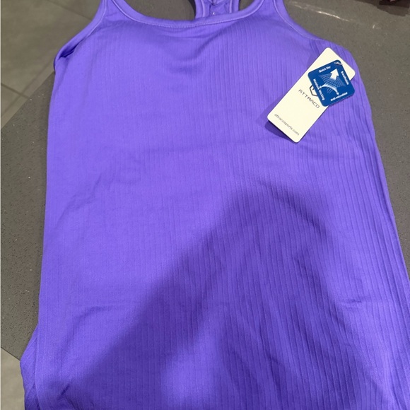 Women's Purple Racerback Tank Top - Picture 6 of 10